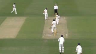 Shardul Thakur throws the ball twice at the batsman!